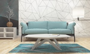 Modern Design Of Living Room (3d Render)